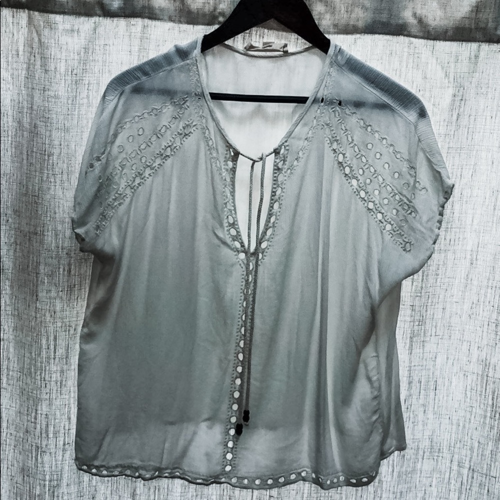 Boho chic white blouse by LOVESTITCH